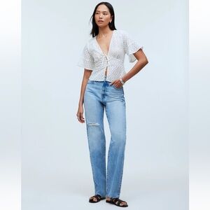 Madewell - The Petite ‘90s Straight Jean (NWOT); 24P